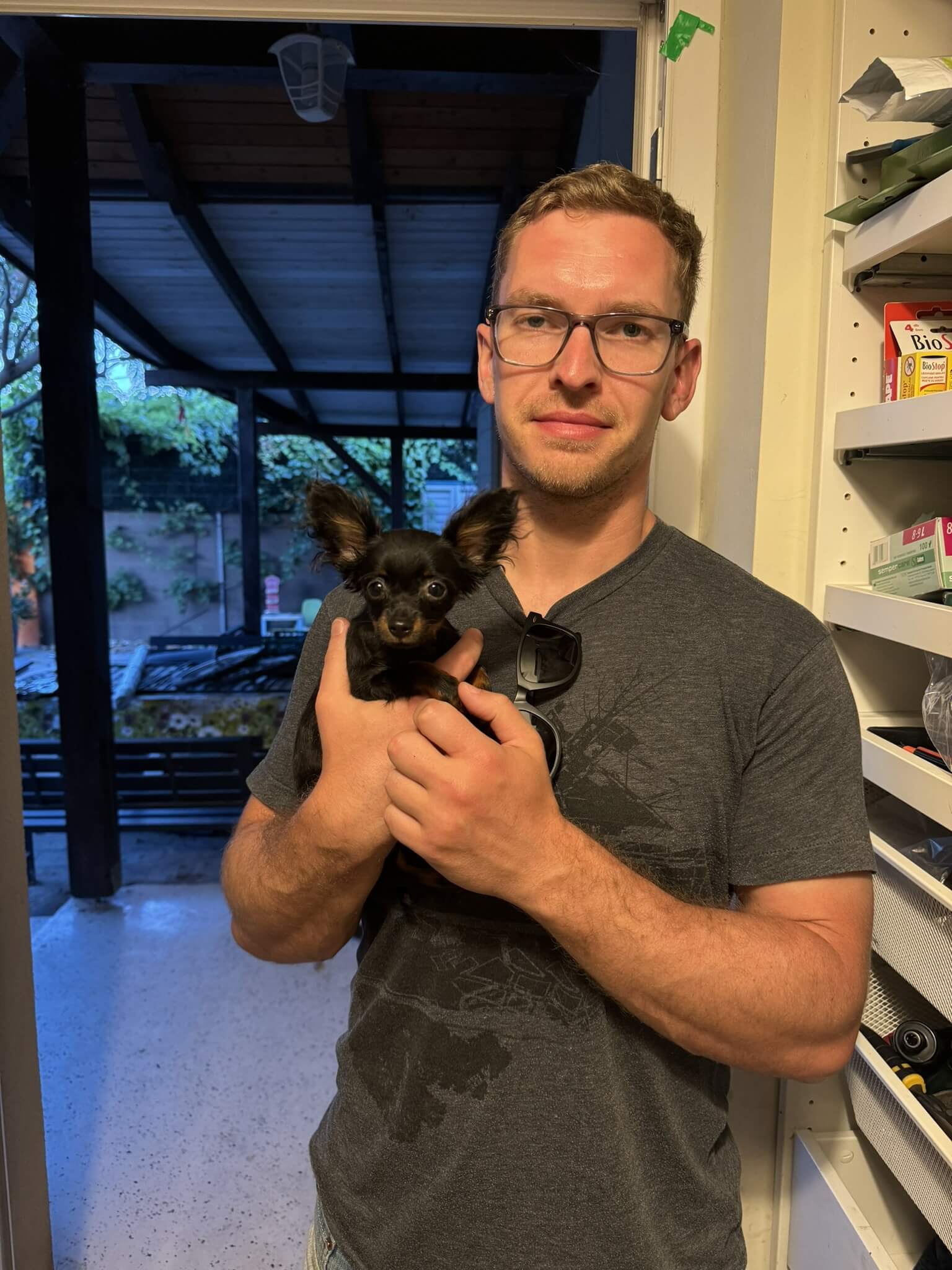 Canada_Valeri_owner visit us and get russian toy puppy 1