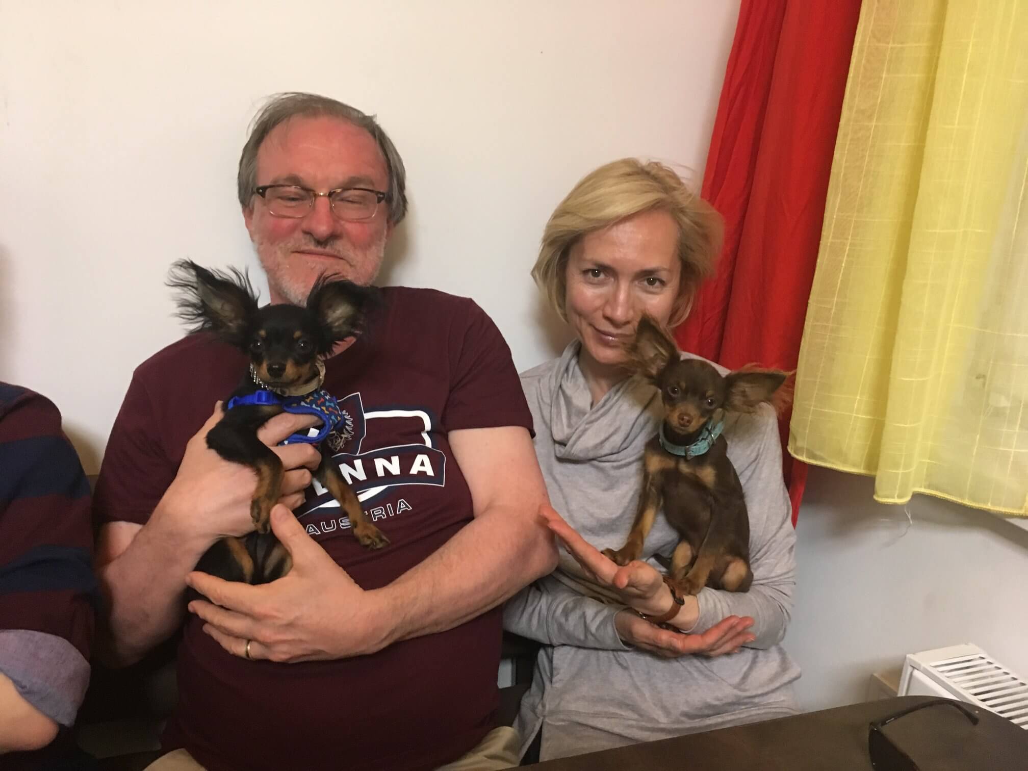 DJ and Domino russian owners visit us5
